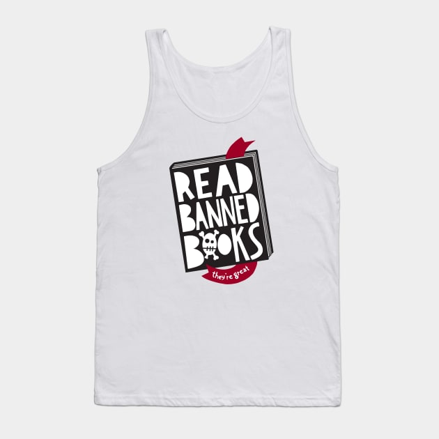 Read Banned Books Tank Top by JCPhillipps